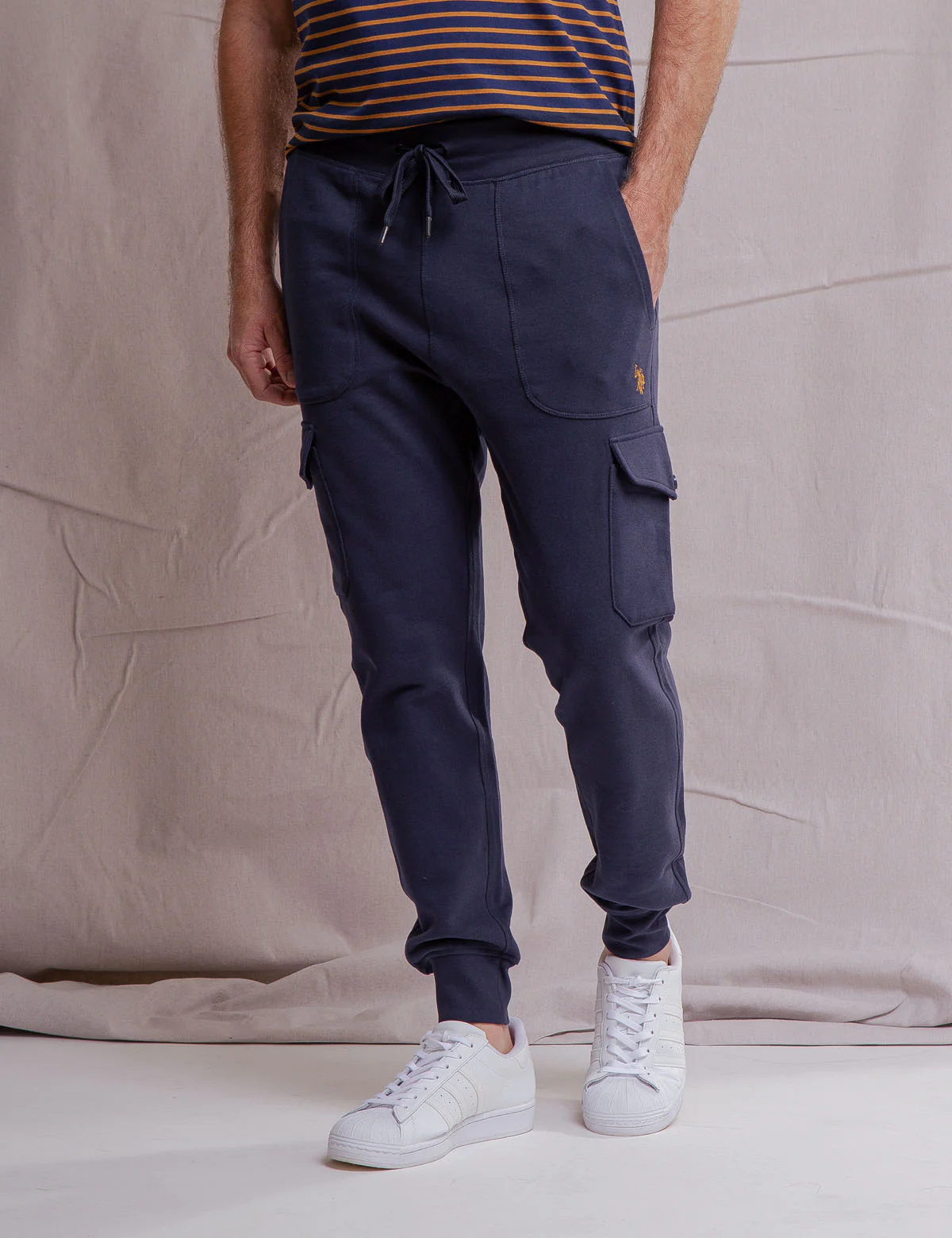 WHITE LABEL FRENCH TERRY CARGO JOGGERS - Image 3