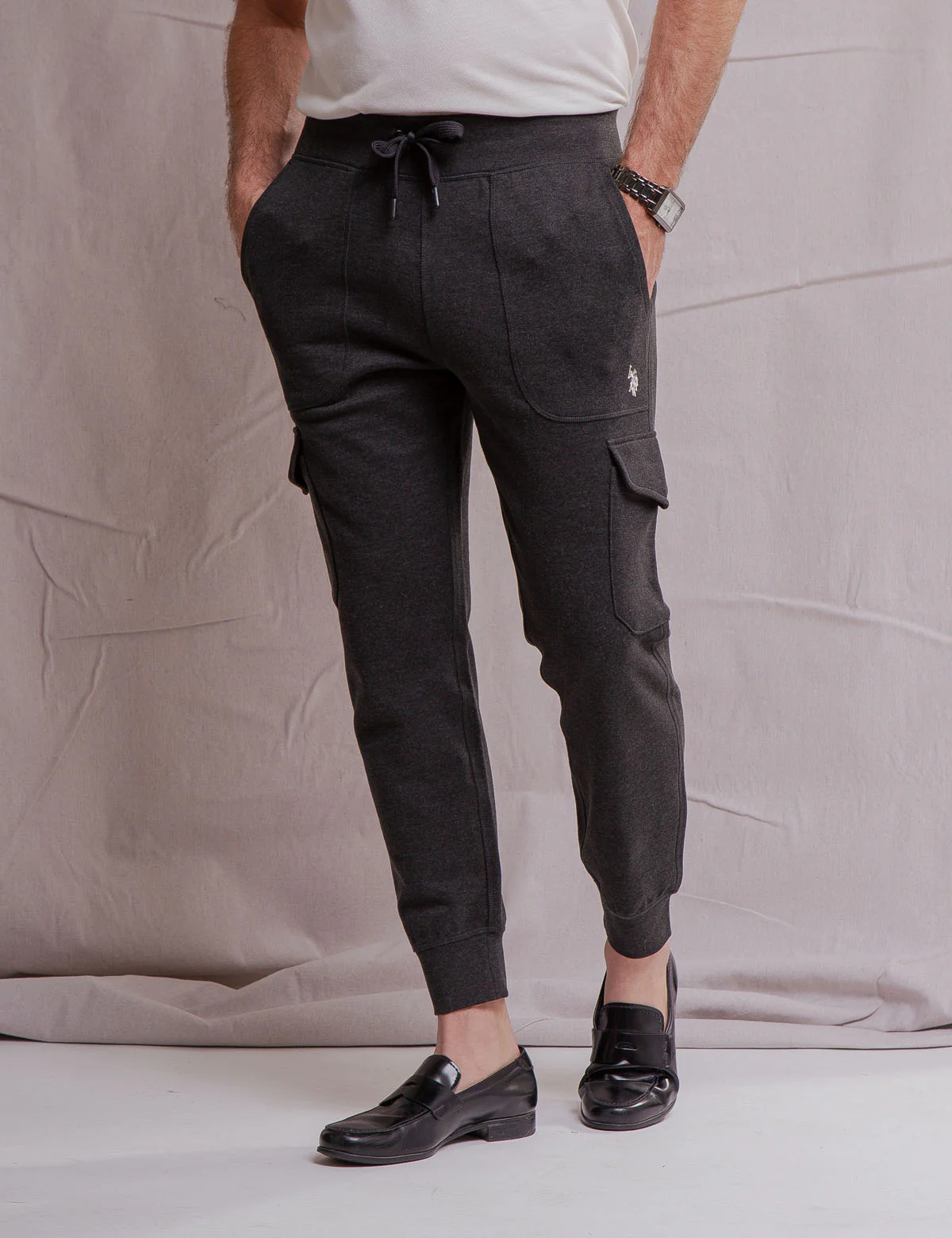 WHITE LABEL FRENCH TERRY CARGO JOGGERS - Image 7