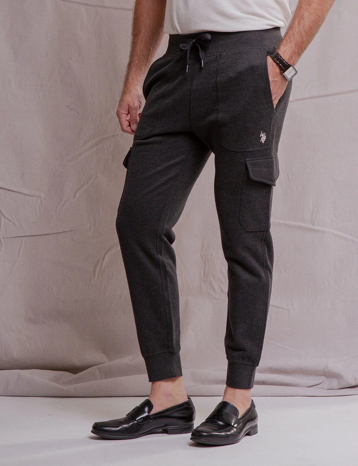 WHITE LABEL FRENCH TERRY CARGO JOGGERS - Image 8