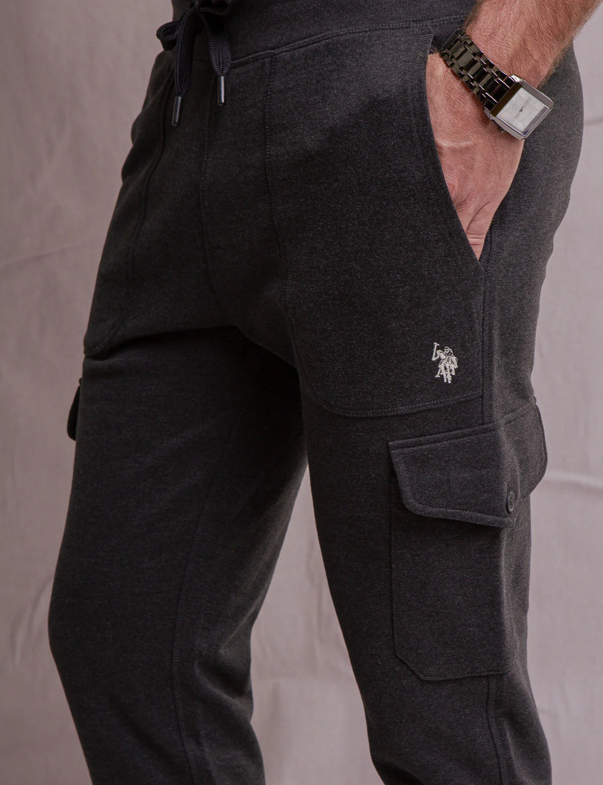 WHITE LABEL FRENCH TERRY CARGO JOGGERS - Image 9