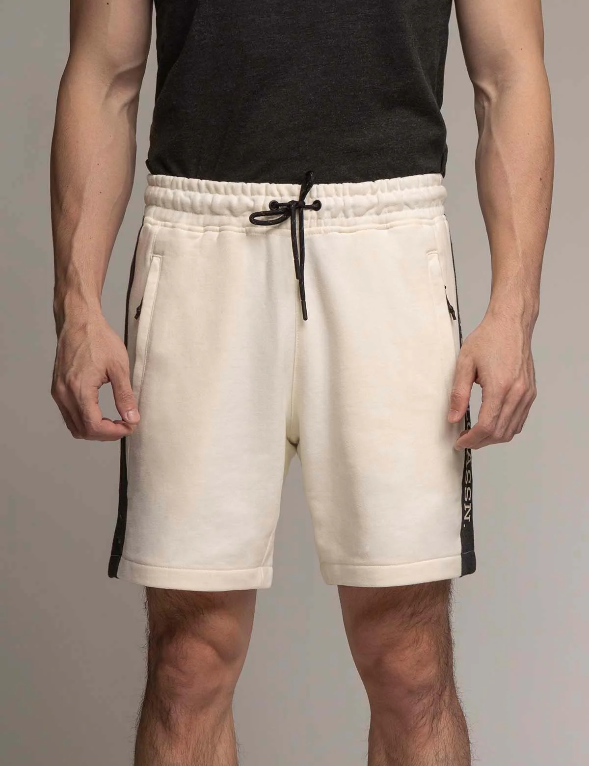 WHITE LABEL FRENCH TERRY KNIT SHORTS - Image 4