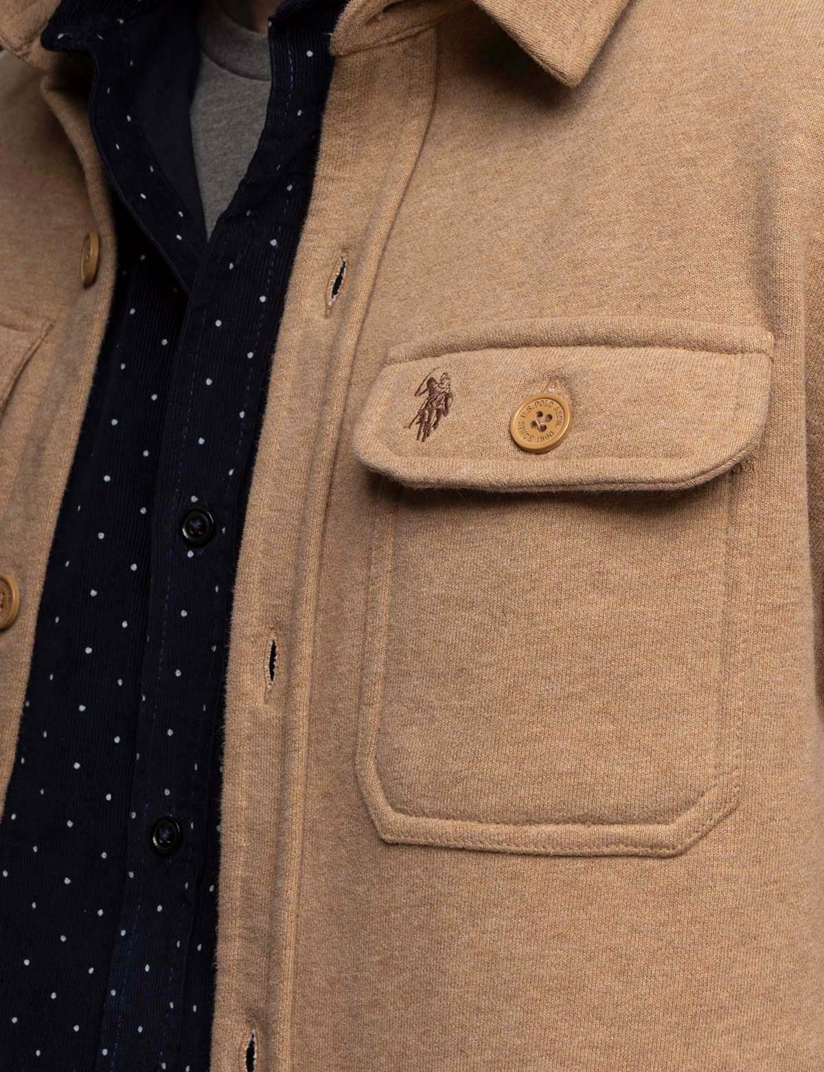 WHITE LABEL FRENCH TERRY SHACKET - Image 5