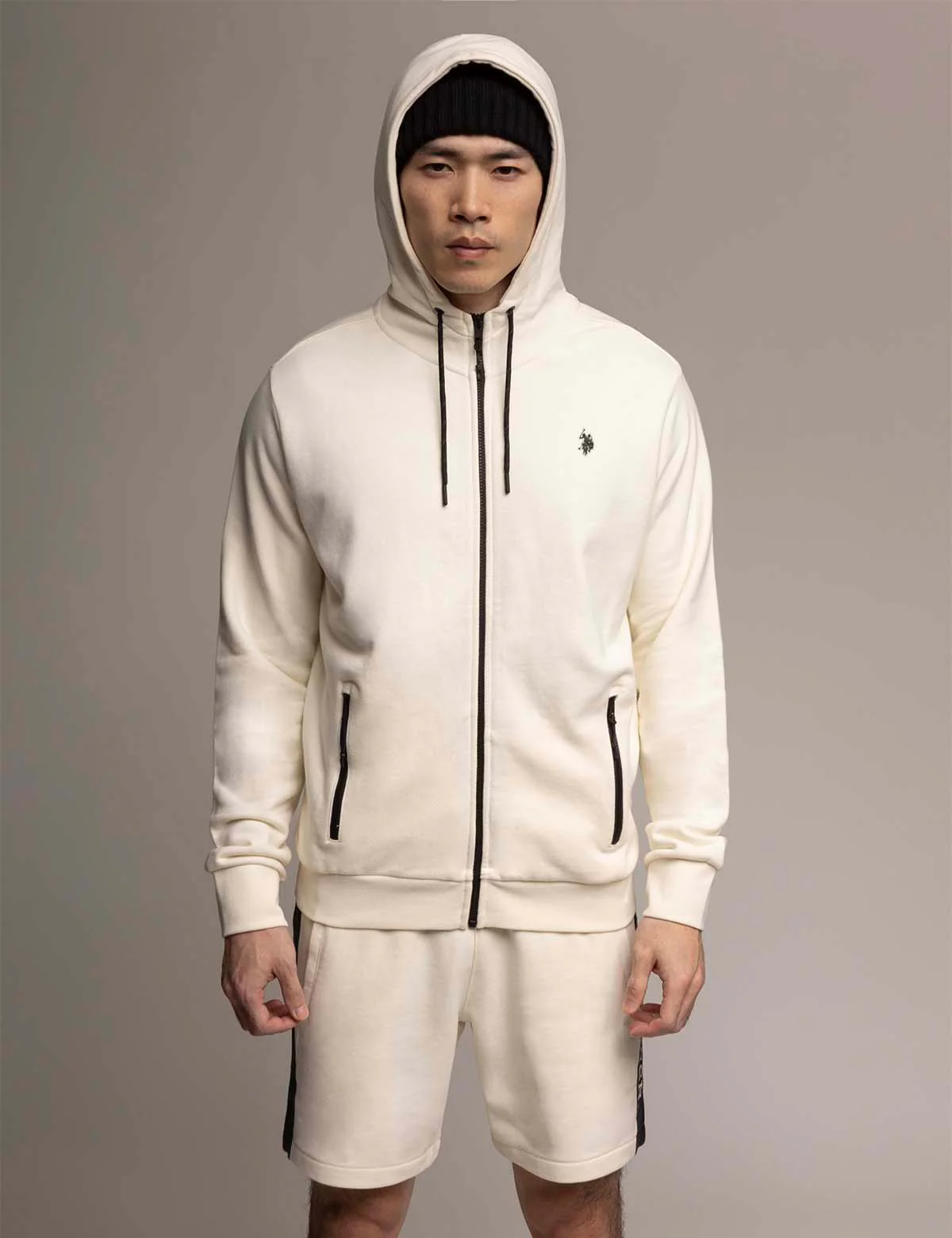 WHITE LABEL FULL ZIP FRENCH TERRY HOODIE - Image 5