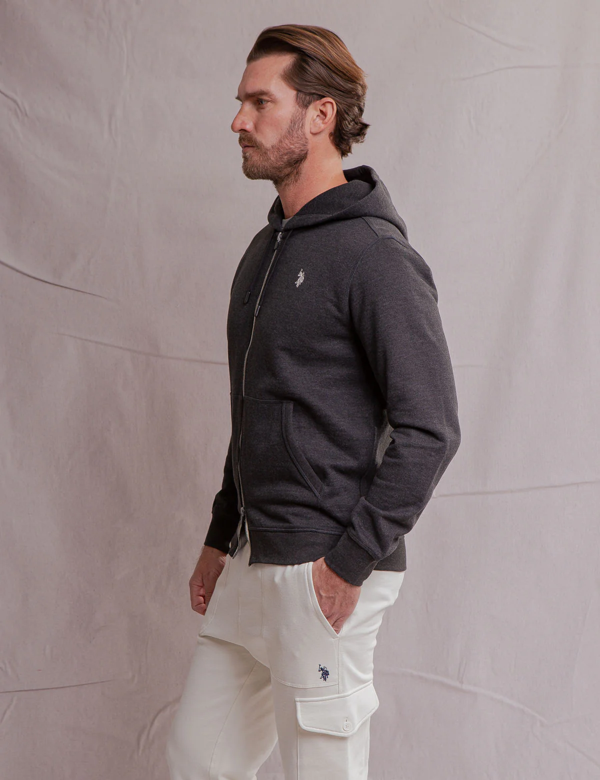 WHITE LABEL FULL ZIP HOODIE - Image 4