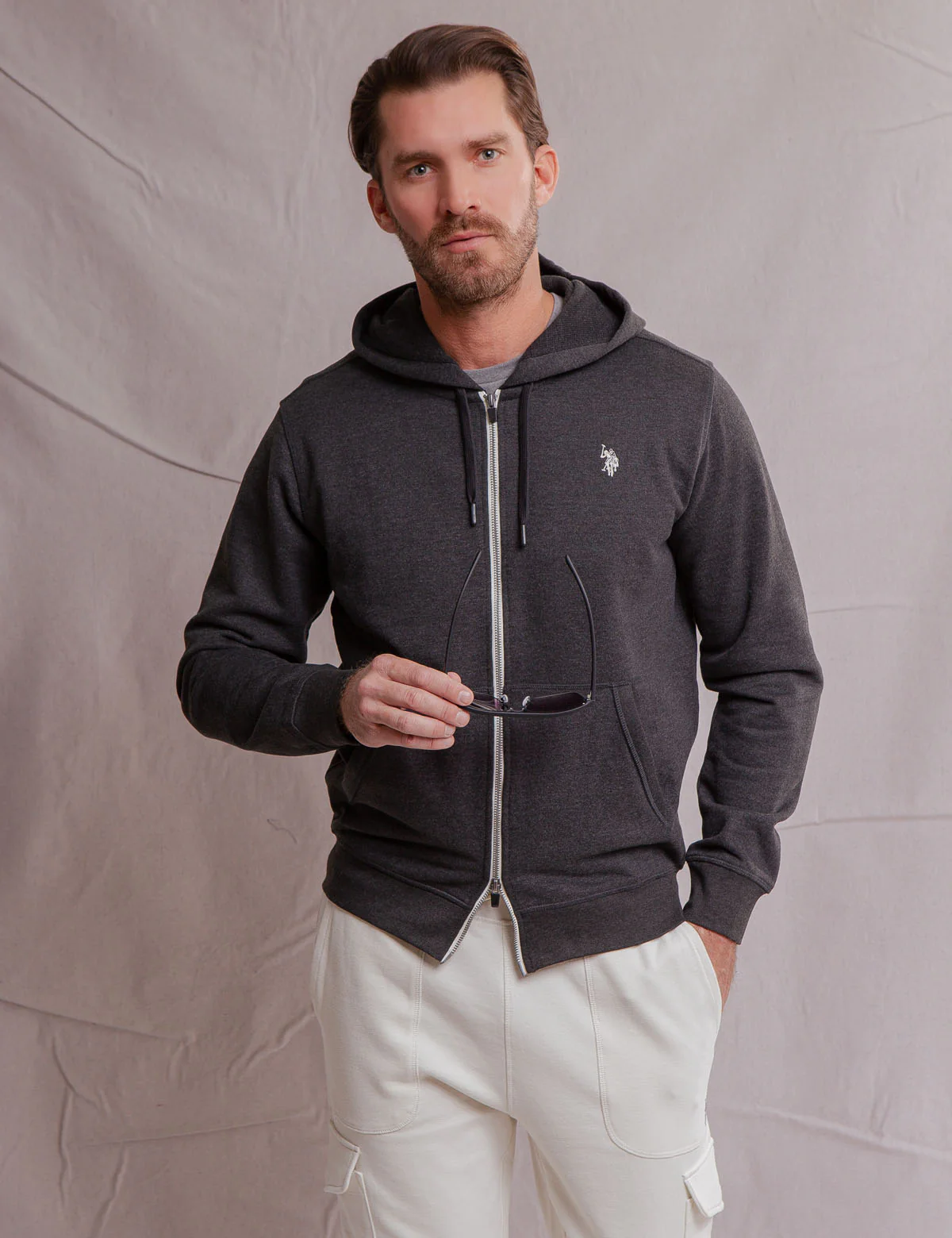 WHITE LABEL FULL ZIP HOODIE - Image 8