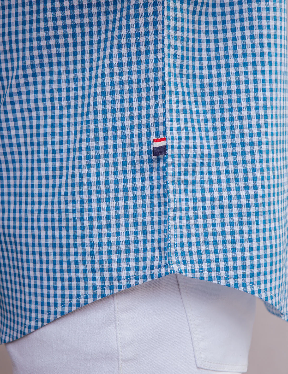 WHITE LABEL GINGHAM POPLIN SHIRT - Image 18