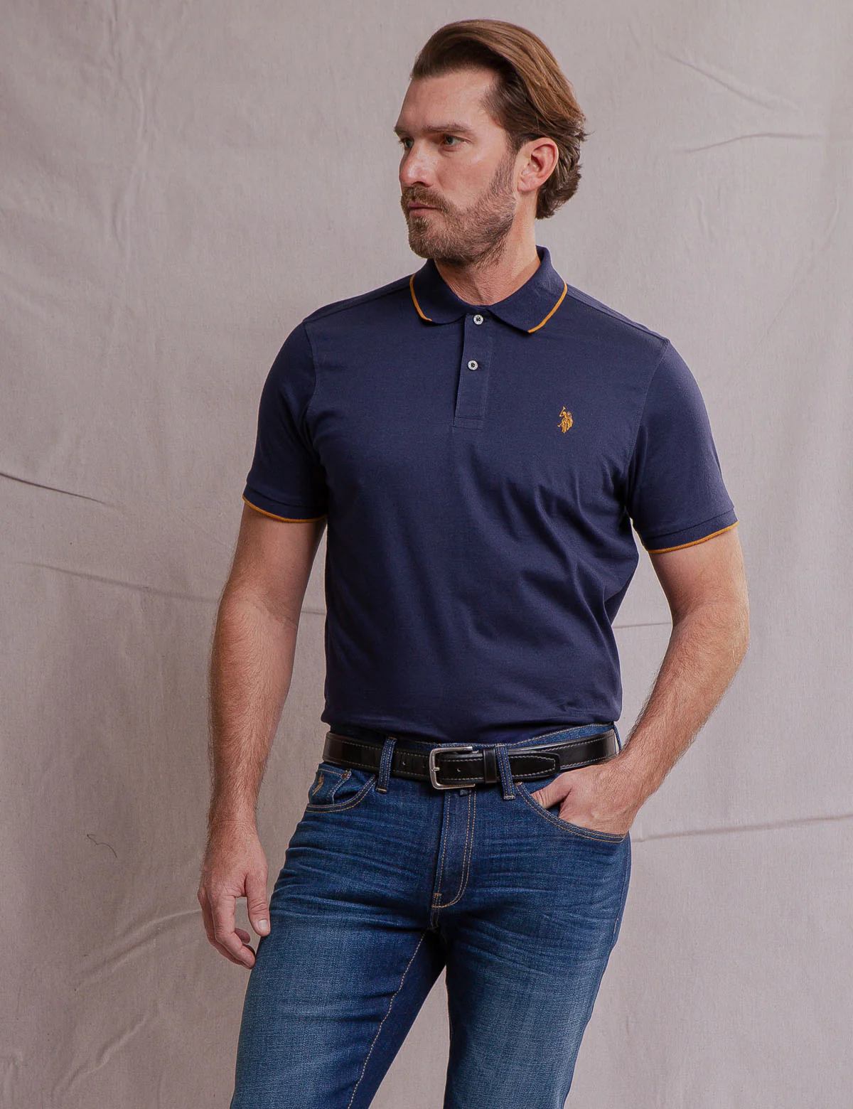 WHITE LABEL MERCERIZED COTTON POLO SHIRT - Image 12
