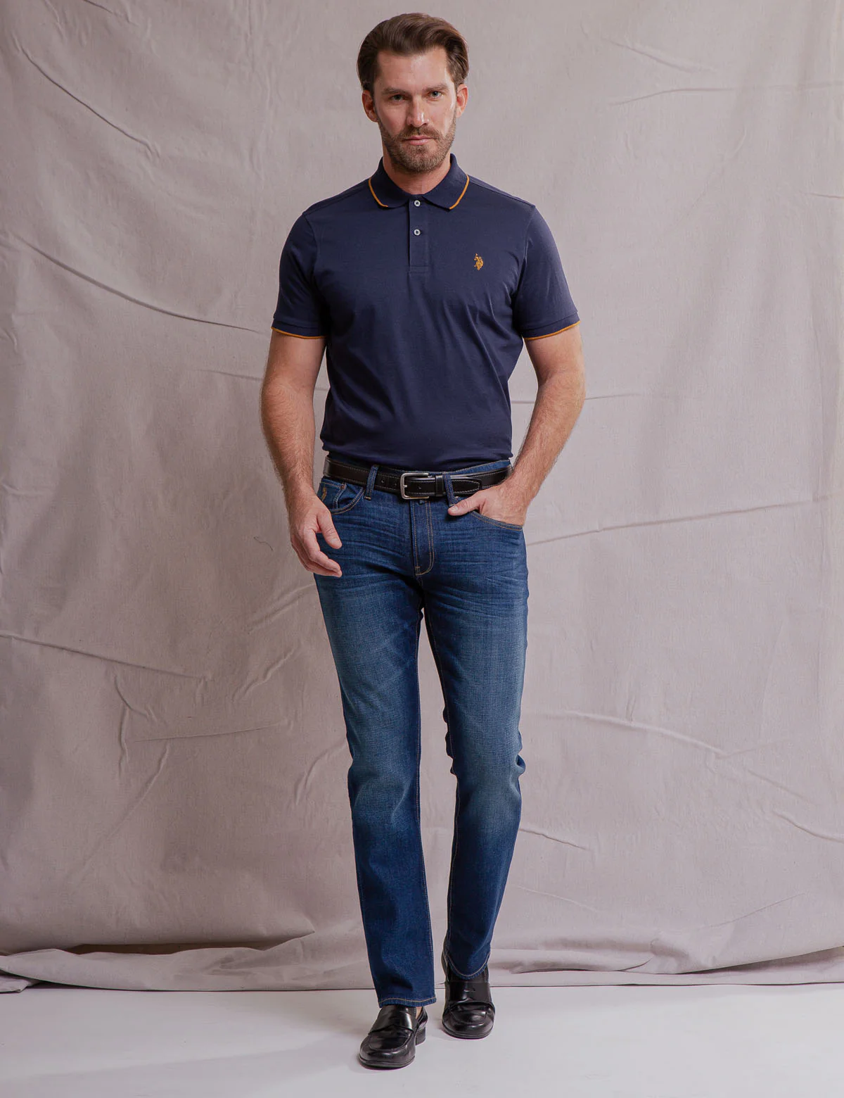WHITE LABEL MERCERIZED COTTON POLO SHIRT - Image 13