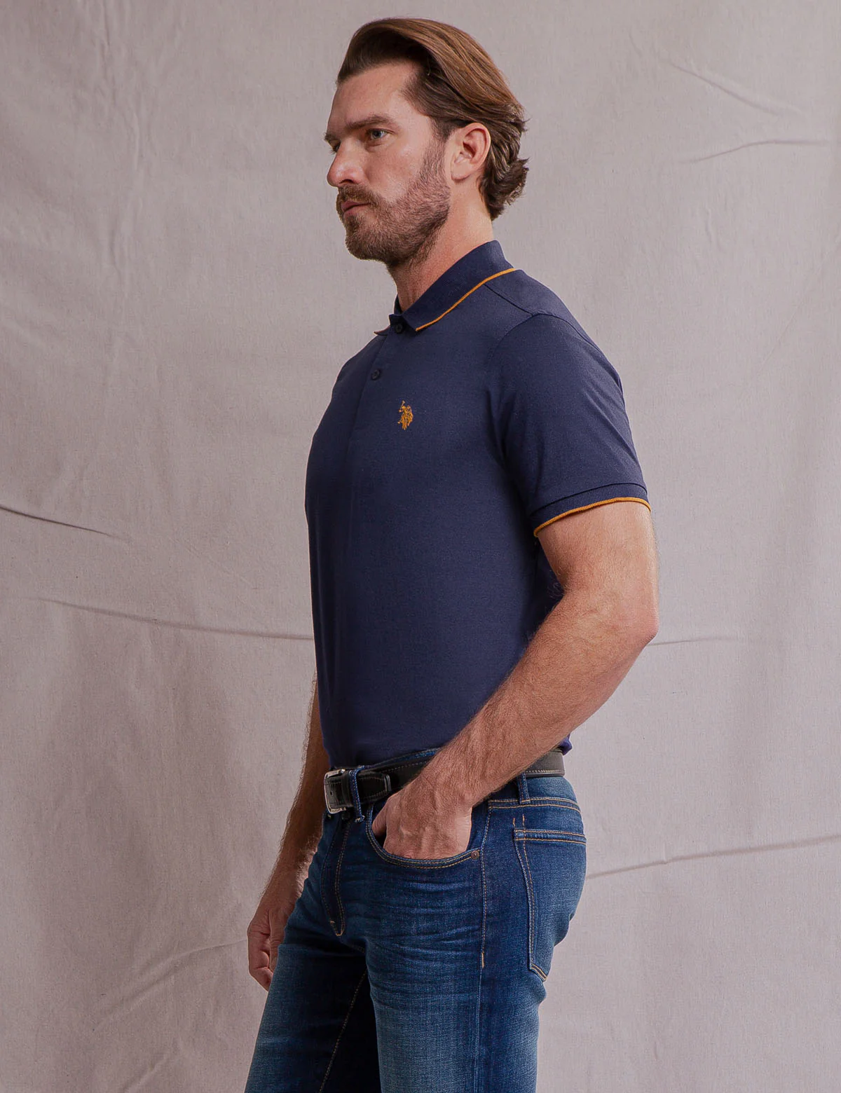 WHITE LABEL MERCERIZED COTTON POLO SHIRT - Image 14
