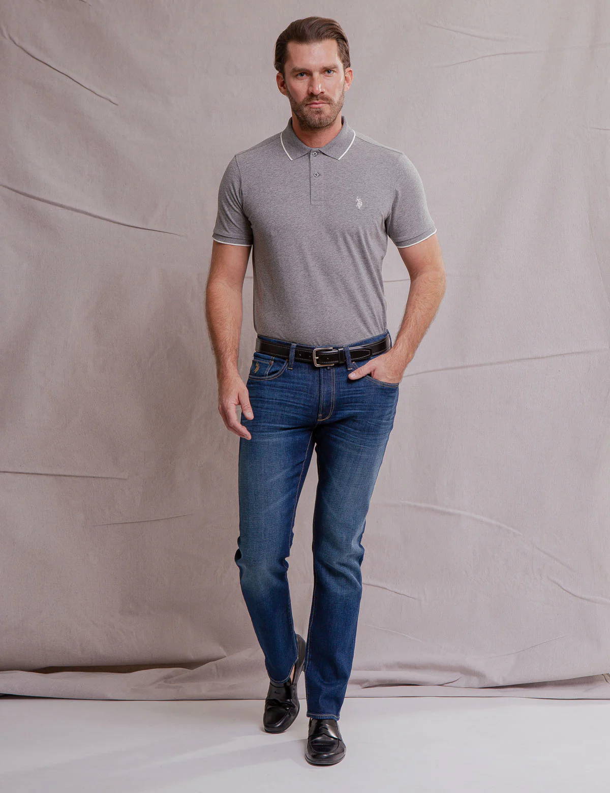 WHITE LABEL MERCERIZED COTTON POLO SHIRT - Image 21