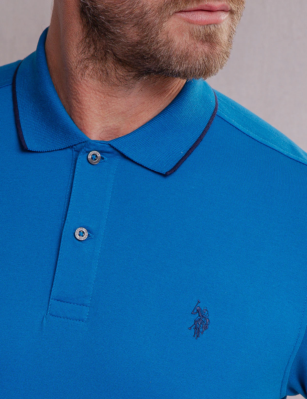 WHITE LABEL MERCERIZED COTTON POLO SHIRT - Image 5