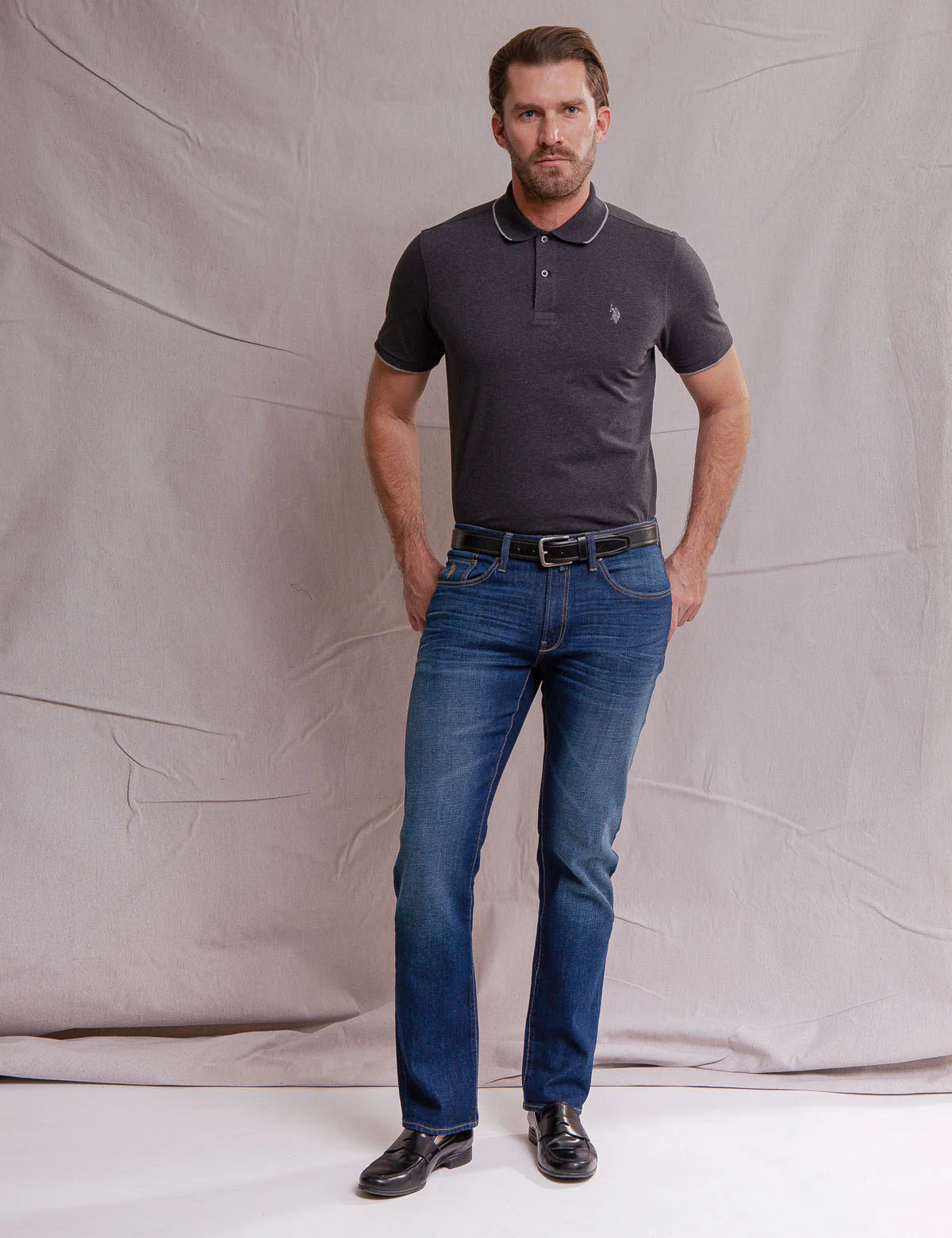WHITE LABEL MERCERIZED COTTON POLO SHIRT - Image 8