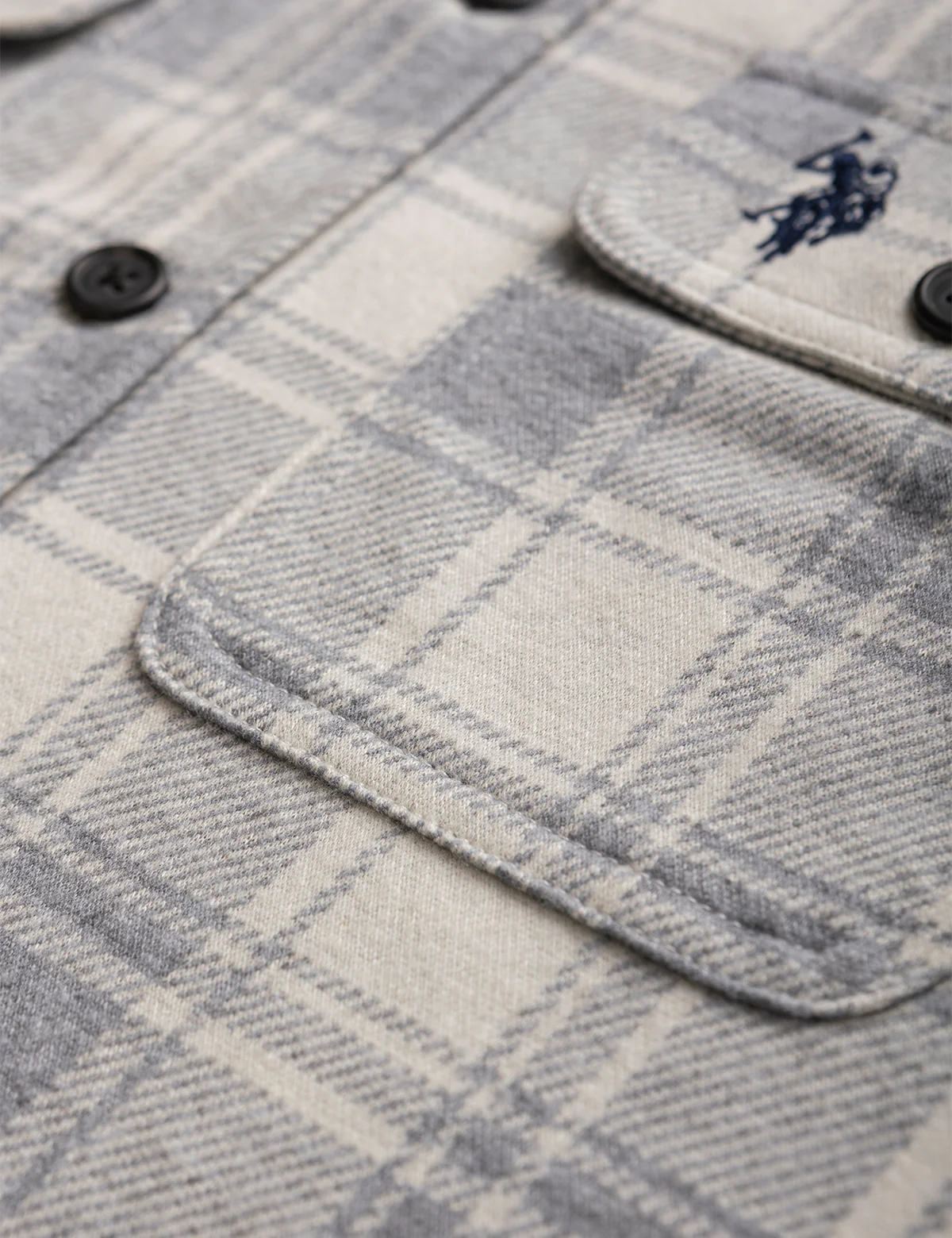 WHITE LABEL PLAID JACQUARD FULL PLACKET SHIRT - Image 6