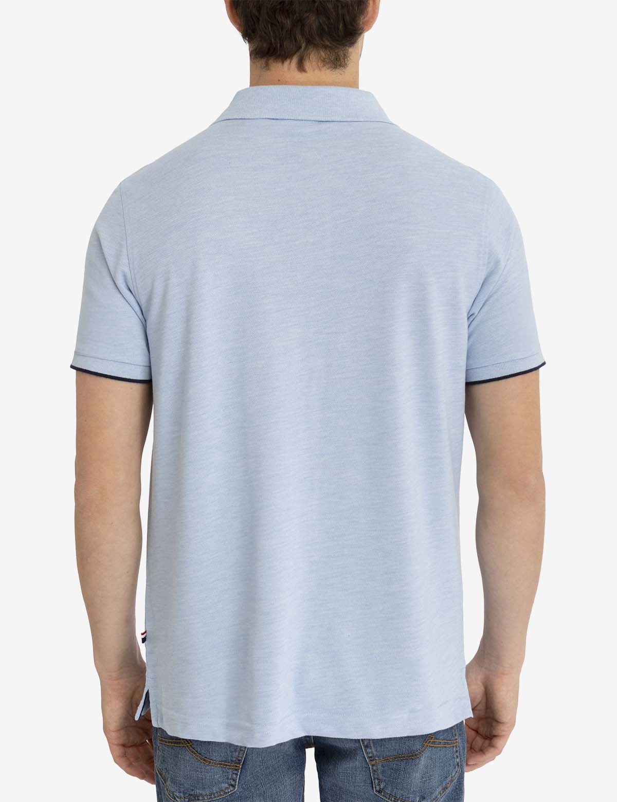 WHITE LABEL RECYCLED PLASTIC PIQUE POLO SHIRT - Image 17