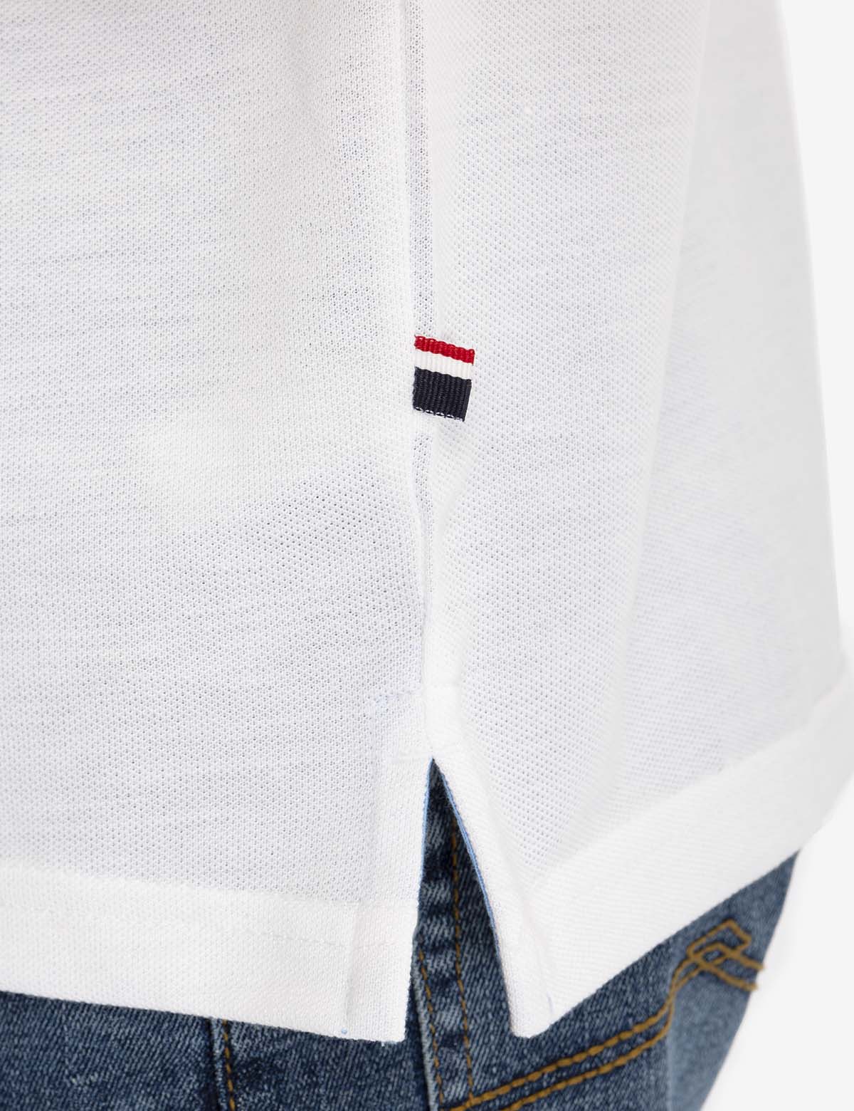 WHITE LABEL RECYCLED PLASTIC PIQUE POLO SHIRT - Image 3