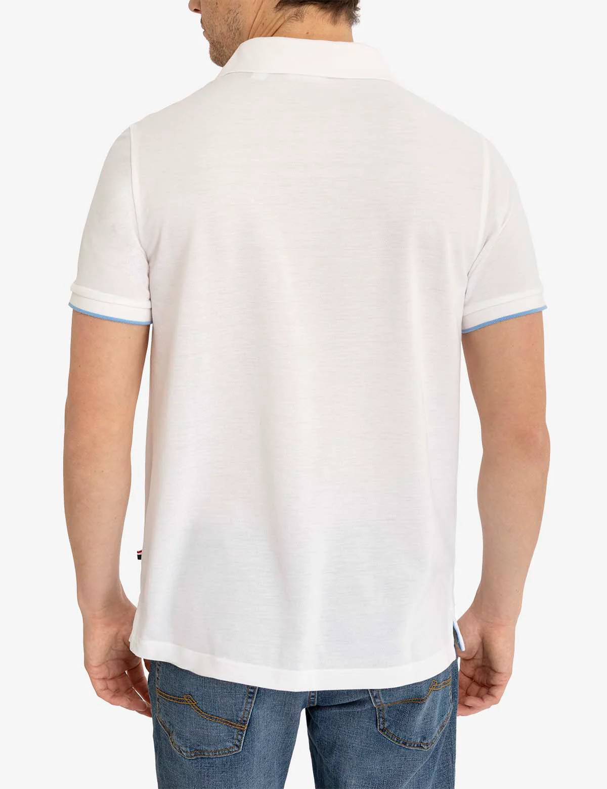 WHITE LABEL RECYCLED PLASTIC PIQUE POLO SHIRT - Image 4