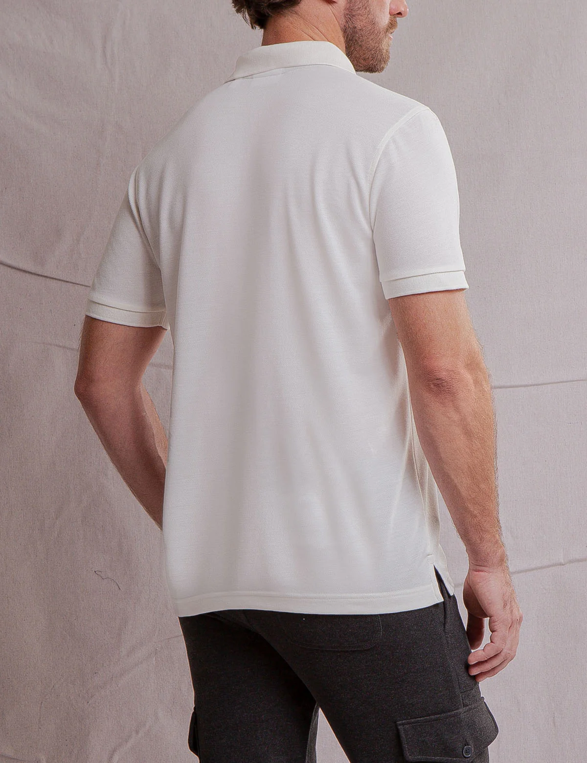 WHITE LABEL RECYCLED POLO SHIRT - Image 4