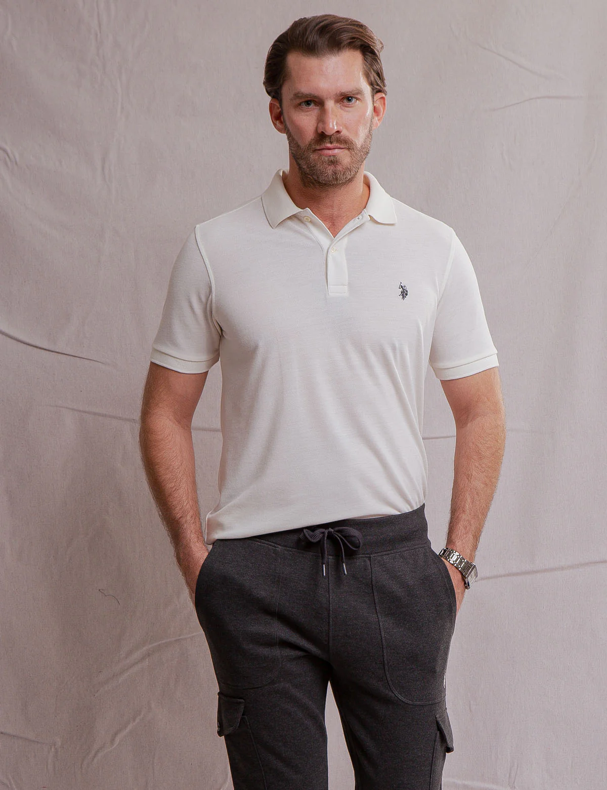 WHITE LABEL RECYCLED POLO SHIRT - Image 5