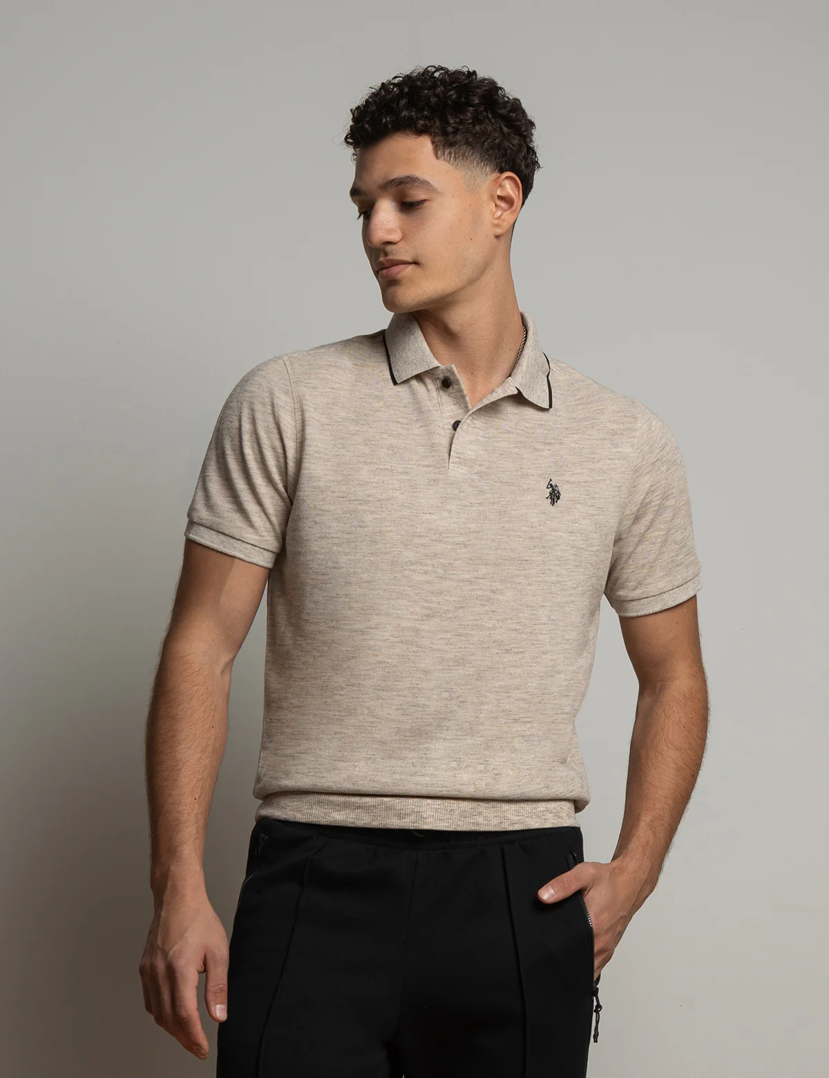 WHITE LABEL RECYCLED POLY PIQUE POLO SHIRT - Image 2