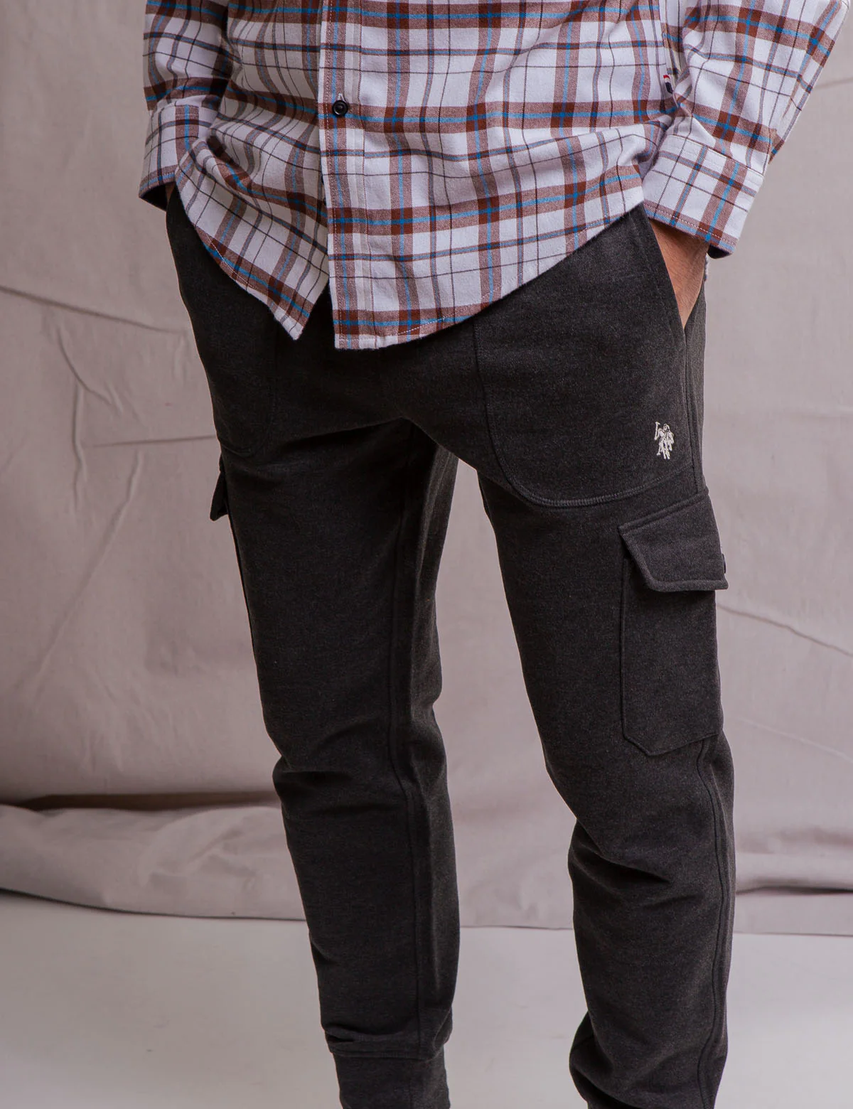 WHITE LABEL RECYCLED PLAID SHIRT - Image 5