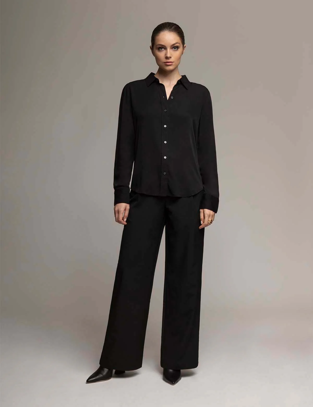 WHITE LABEL SIGNATURE SILK TOUCH LONG SLEEVE SHIRT - Image 3
