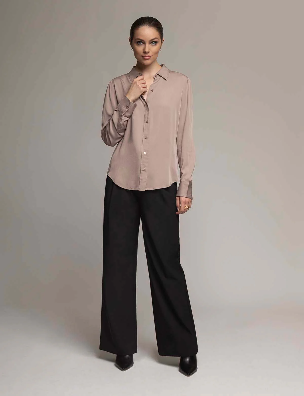 WHITE LABEL SIGNATURE SILK TOUCH LONG SLEEVE SHIRT - Image 7