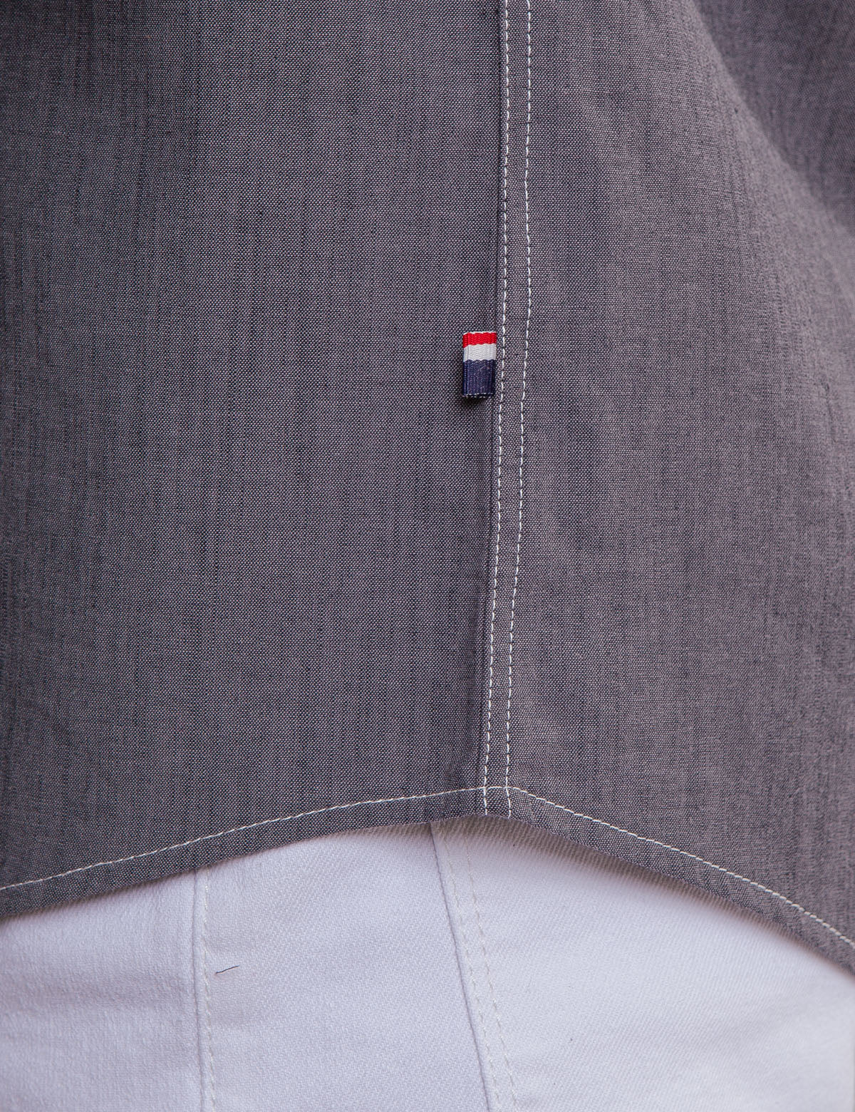 WHITE LABEL STRETCH CHAMBRAY SHIRT - Image 5