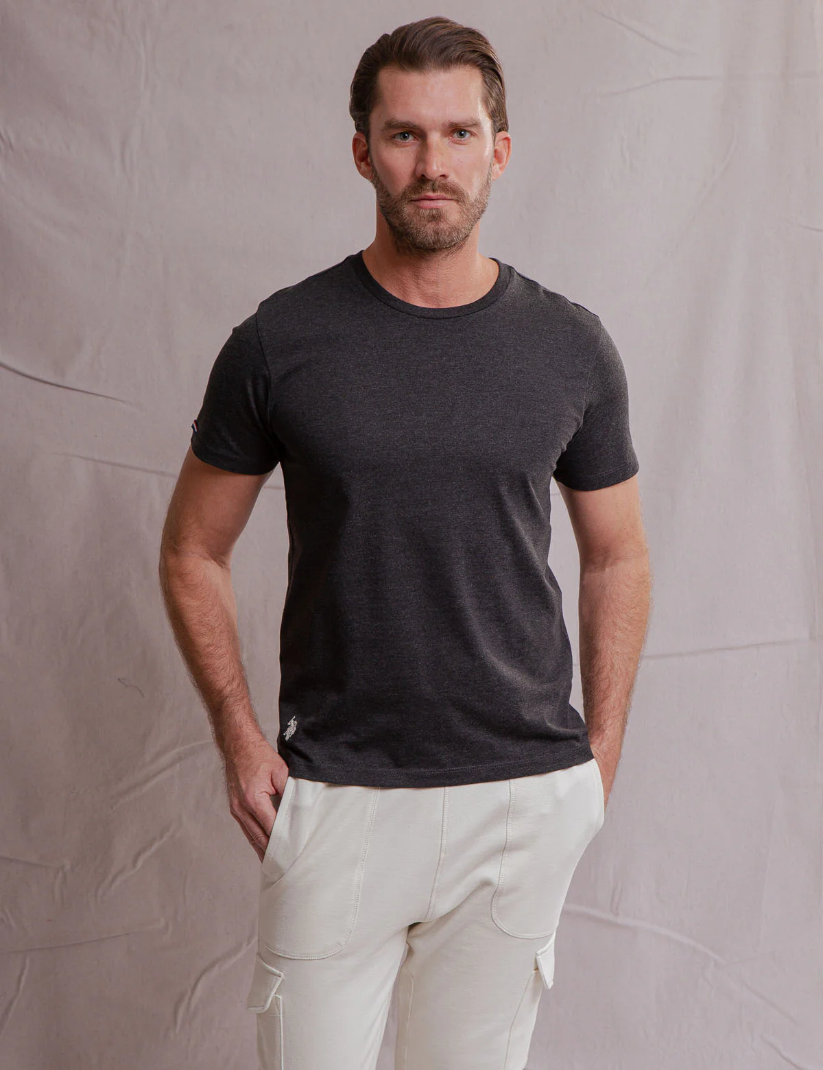 WHITE LABEL SUPIMA COTTON CREW NECK T-SHIRT - Image 12