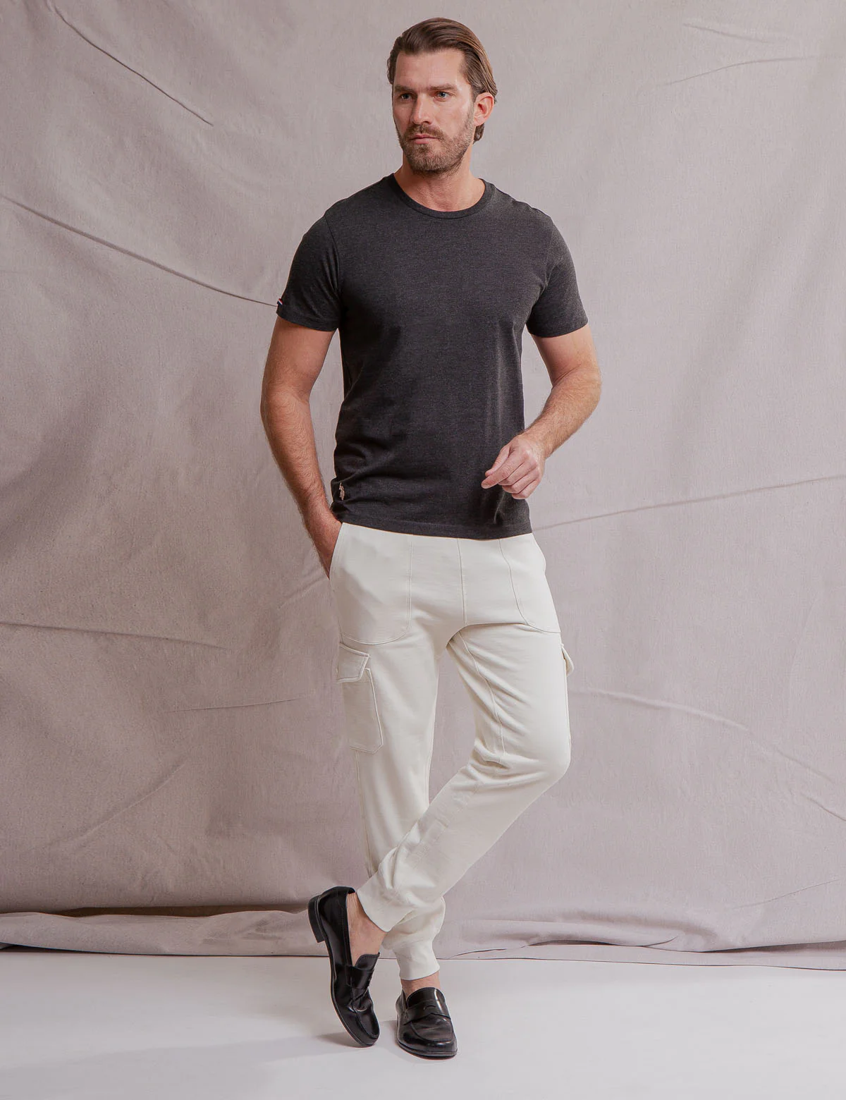WHITE LABEL SUPIMA COTTON CREW NECK T-SHIRT - Image 13