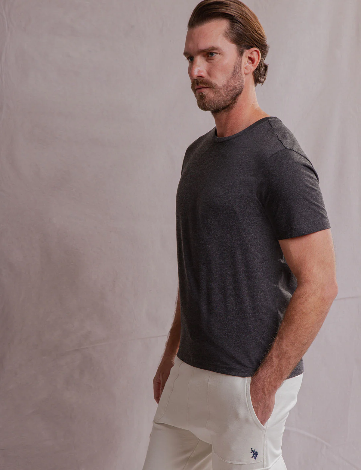 WHITE LABEL SUPIMA COTTON CREW NECK T-SHIRT - Image 14