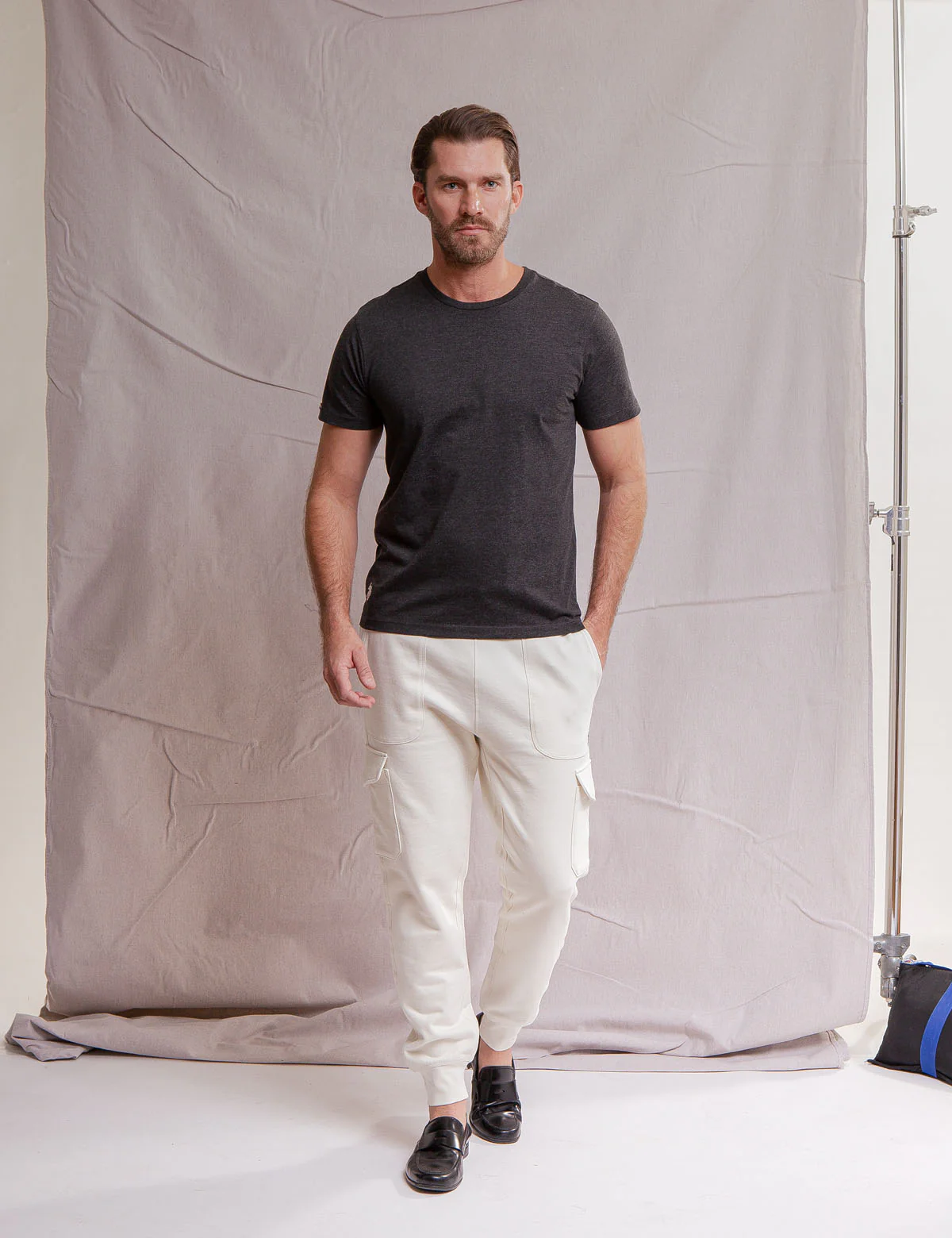 WHITE LABEL SUPIMA COTTON CREW NECK T-SHIRT - Image 19
