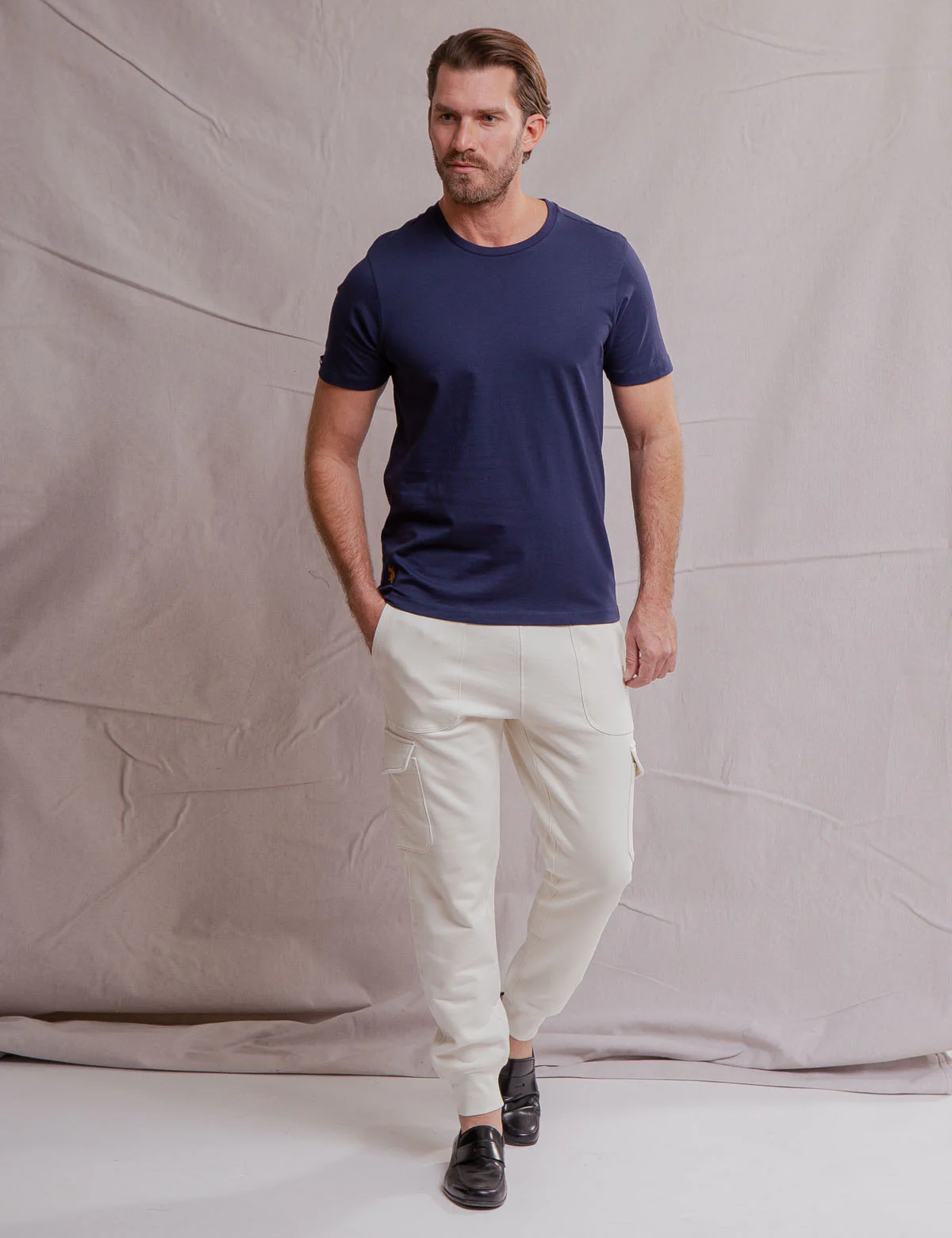 WHITE LABEL SUPIMA COTTON CREW NECK T-SHIRT - Image 20