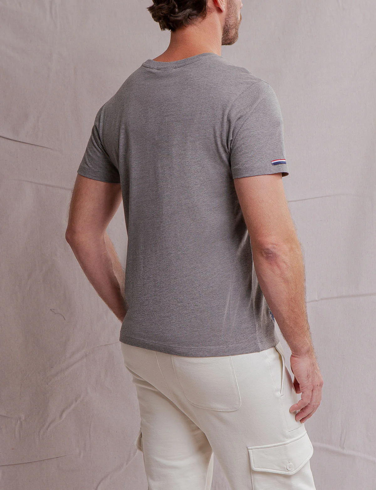 WHITE LABEL SUPIMA COTTON CREW NECK T-SHIRT - Image 3