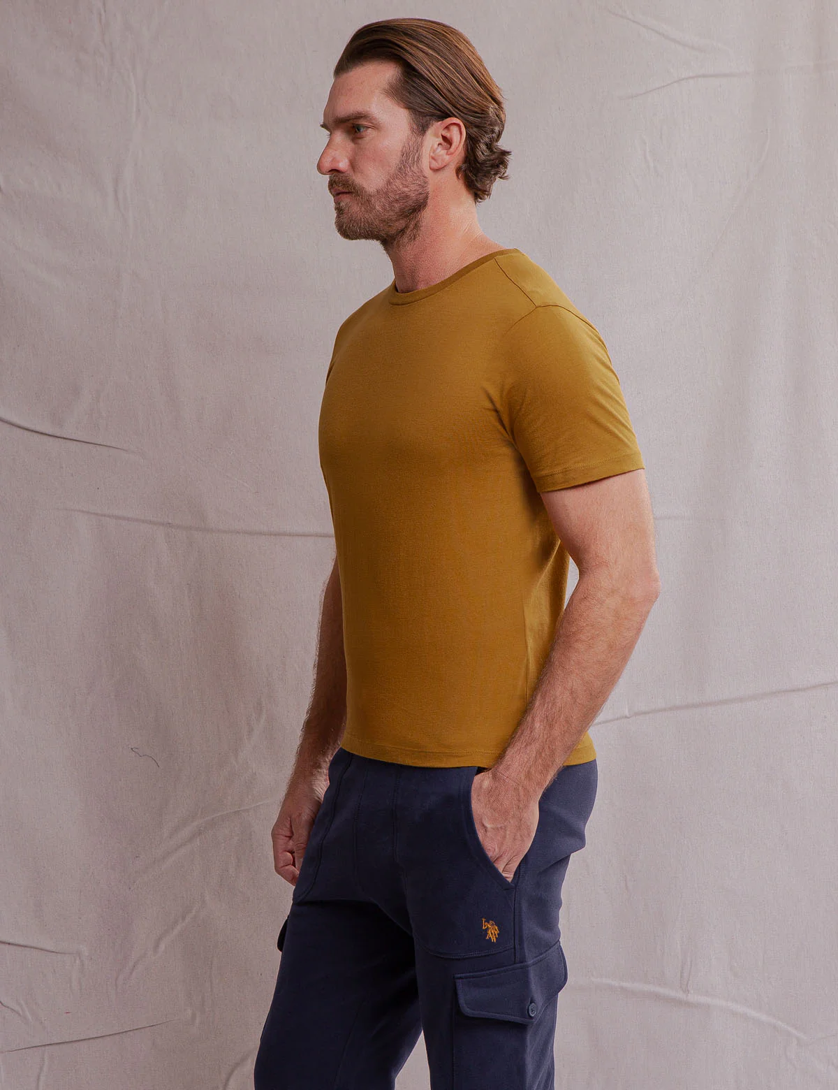 WHITE LABEL SUPIMA COTTON CREW NECK T-SHIRT - Image 8