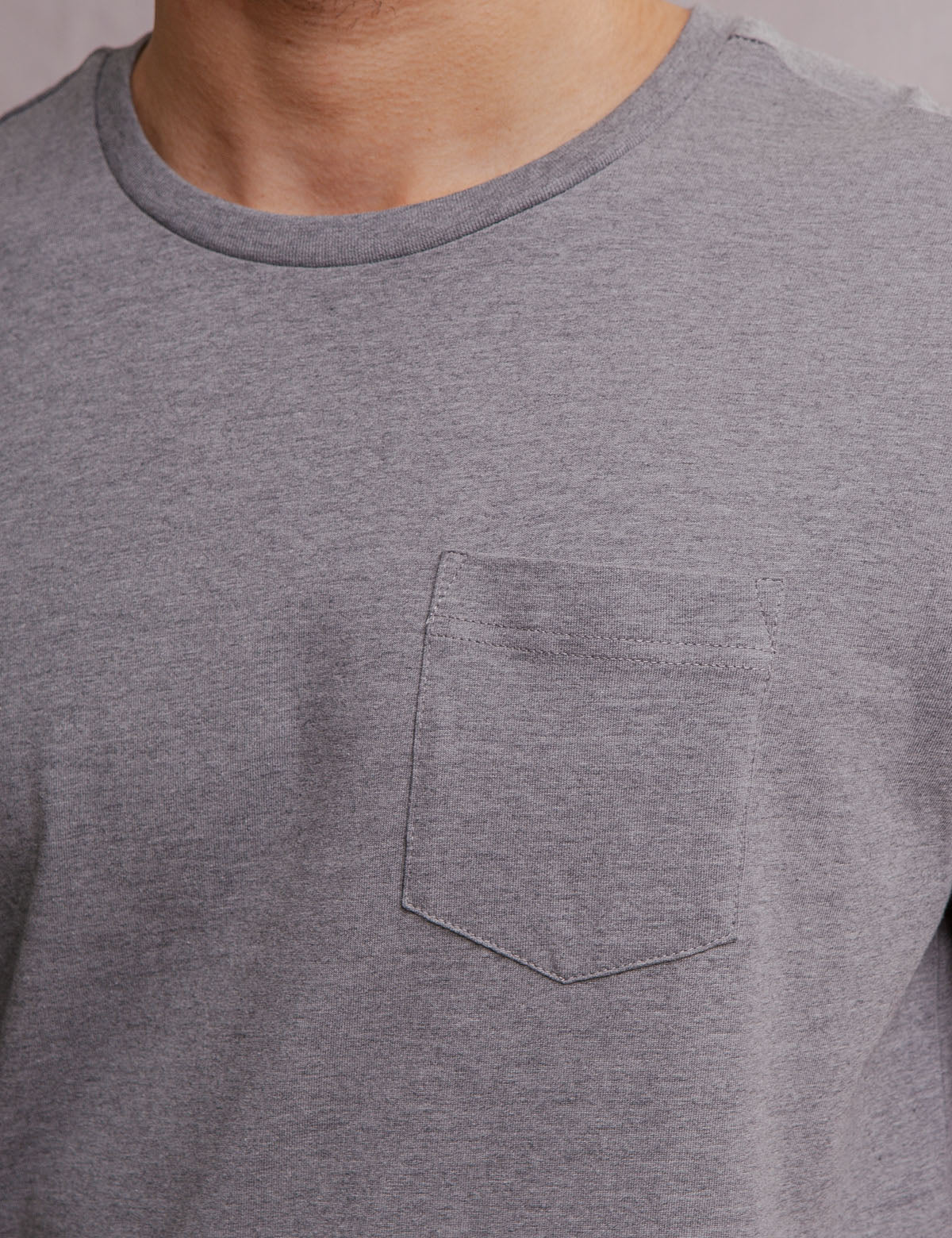 WHITE LABEL SUPIMA COTTON POCKET T-SHIRT - Image 13