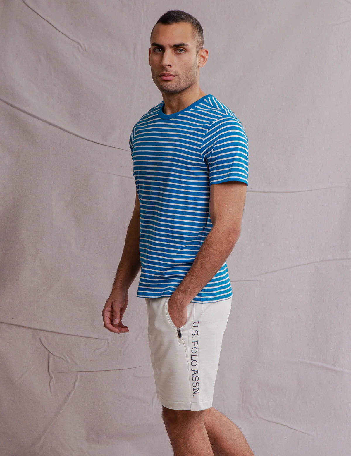 WHITE LABEL SUPIMA COTTON STRIPED T-SHIRT - Image 10