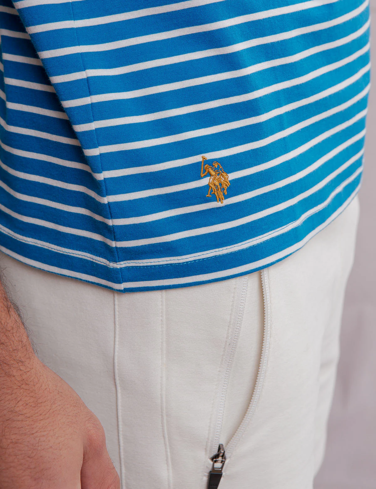 WHITE LABEL SUPIMA COTTON STRIPED T-SHIRT - Image 13