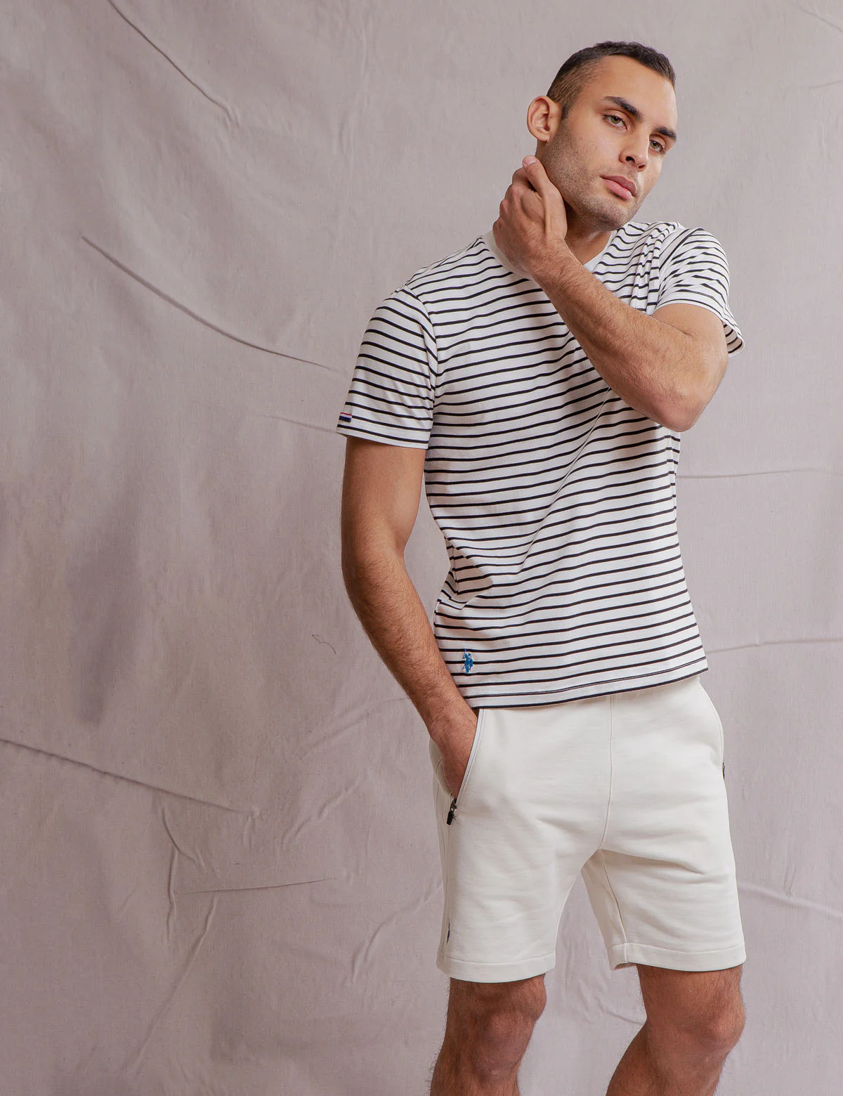 WHITE LABEL SUPIMA COTTON STRIPED T-SHIRT - Image 15