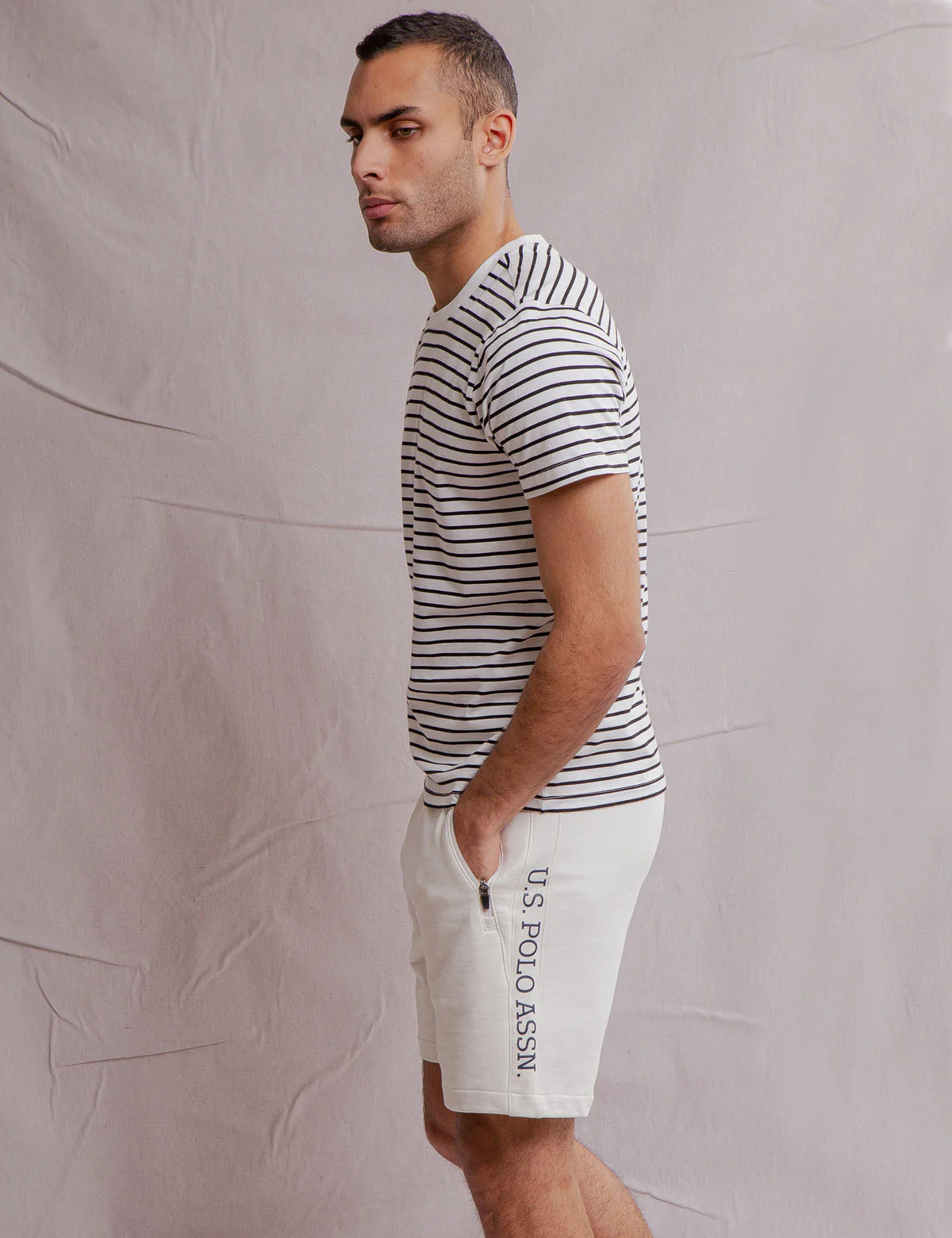 WHITE LABEL SUPIMA COTTON STRIPED T-SHIRT - Image 16