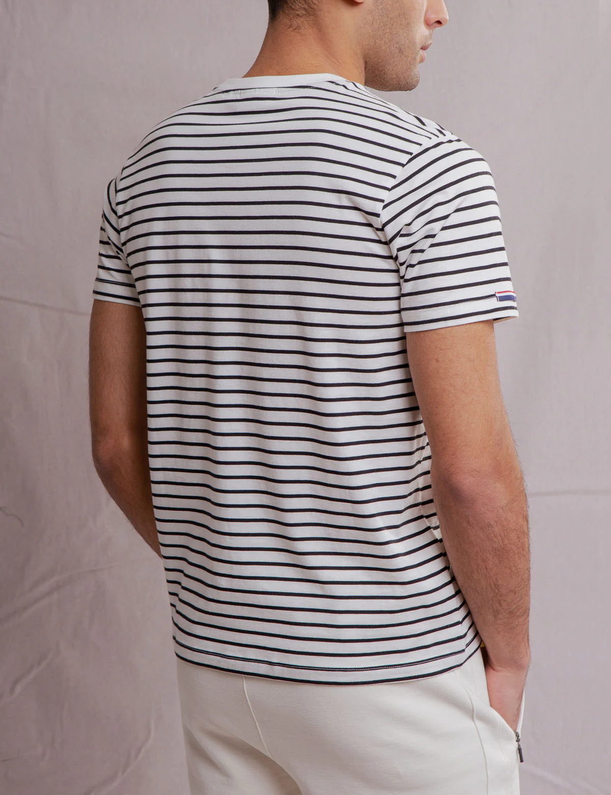 WHITE LABEL SUPIMA COTTON STRIPED T-SHIRT - Image 18