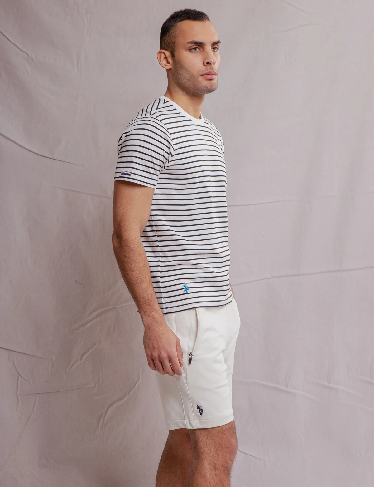 WHITE LABEL SUPIMA COTTON STRIPED T-SHIRT - Image 19