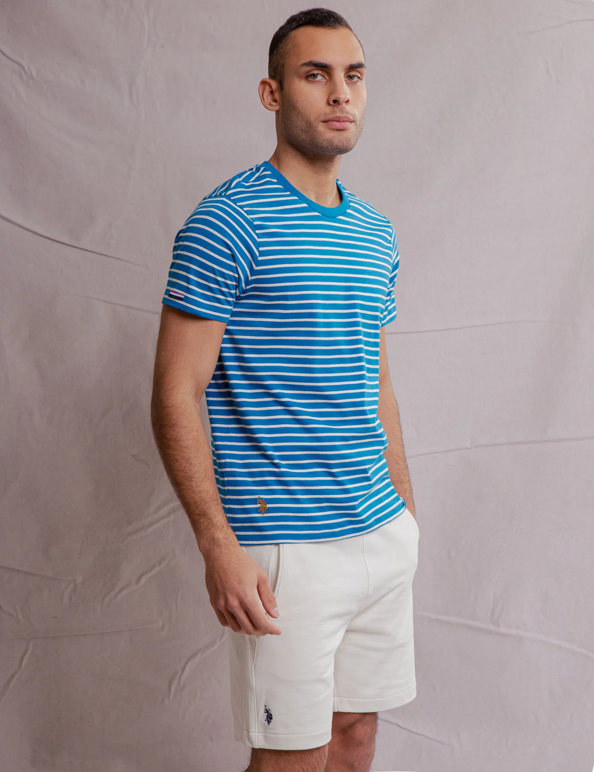 WHITE LABEL SUPIMA COTTON STRIPED T-SHIRT - Image 8