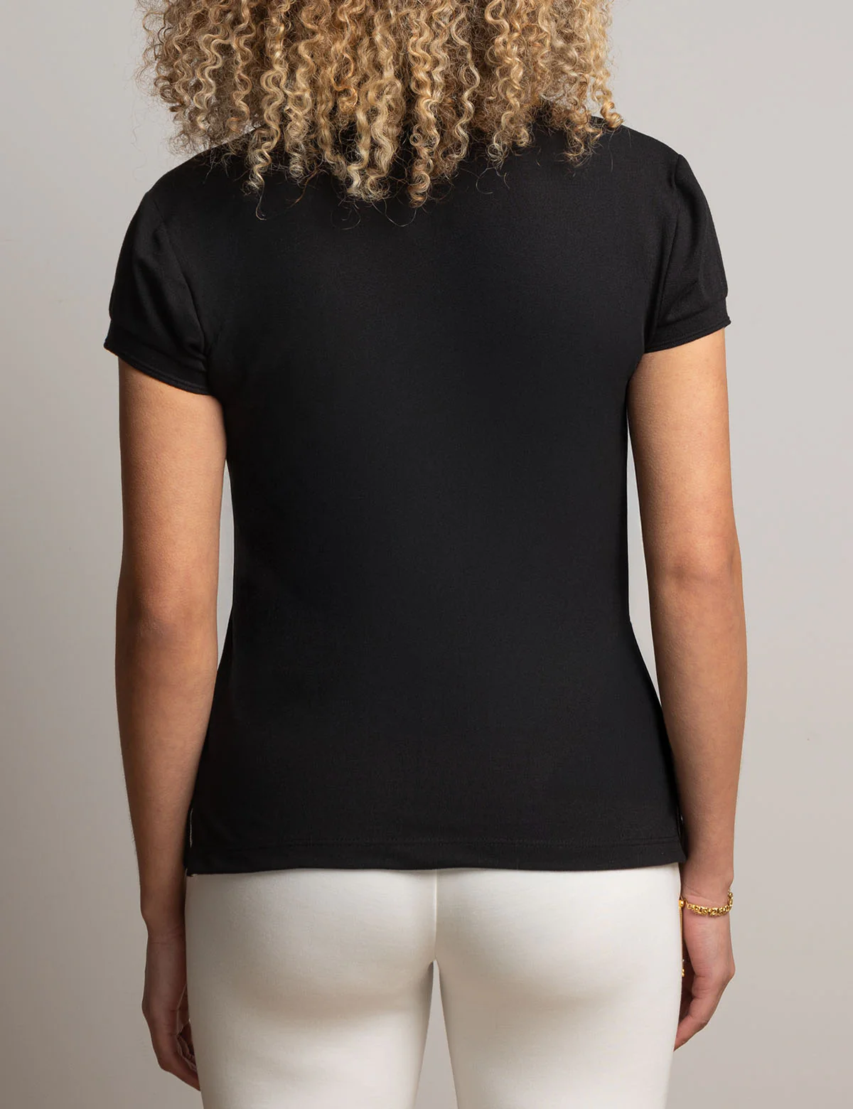 WHITE LABEL ZIP POLO SHIRT WITH PIPING - Image 11