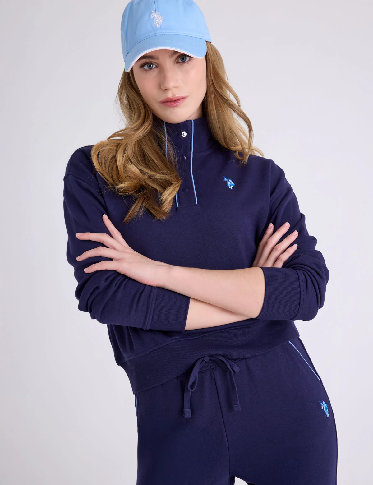 WOMENS TWILL CENTER LOGO HAT - Image 5