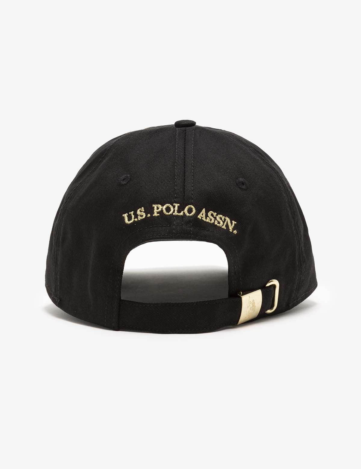 WOMENS TWILL CENTER LUREX LOGO HAT - Image 6