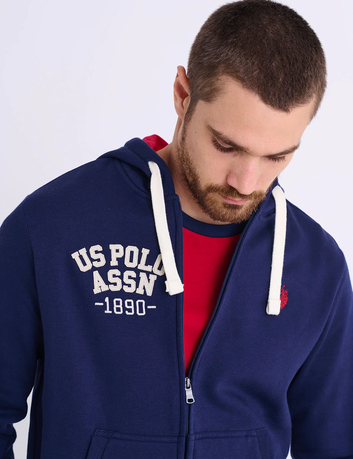 WORDMARK APPLIQUE FULL ZIP FLEECE HOODIE - Image 7