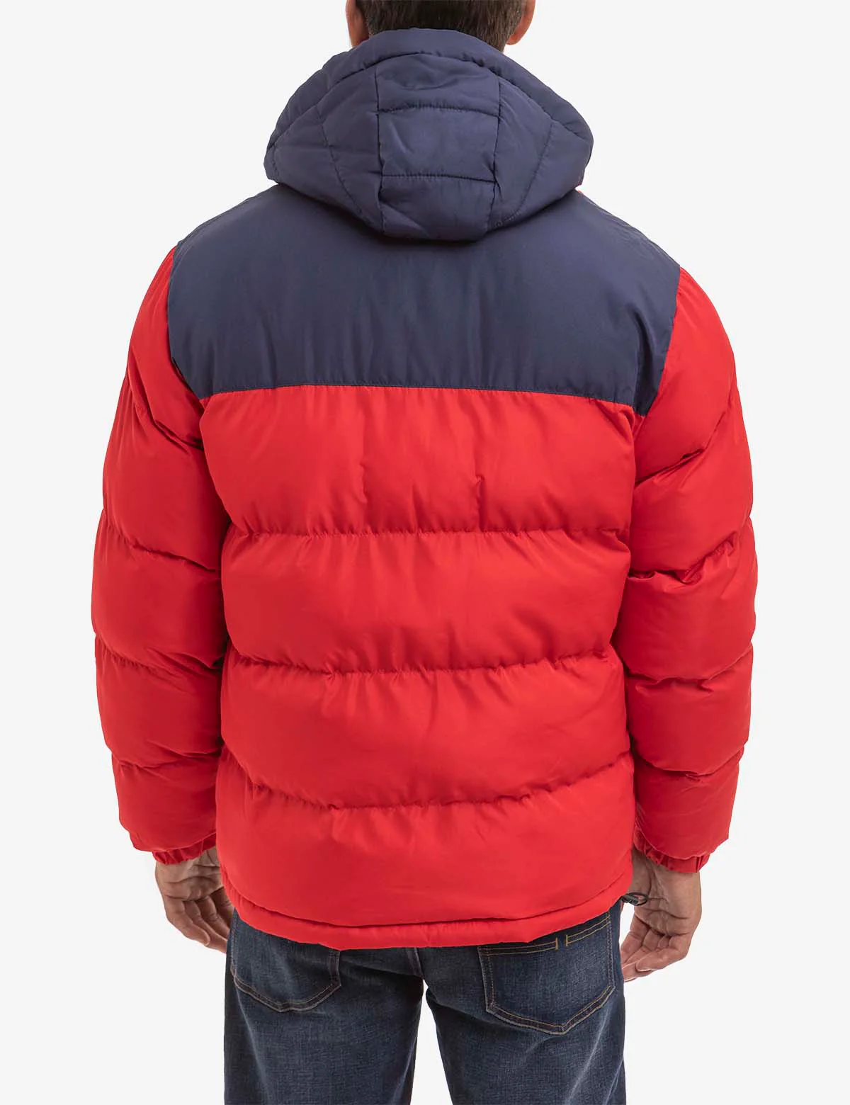 WORDMARK COLORBLOCK HOODED PUFFER JACKET - Image 5