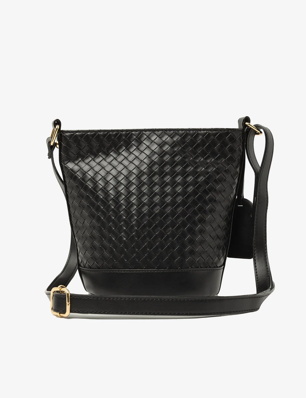 WOVEN CROSSBODY BUCKET BAG - Image 12