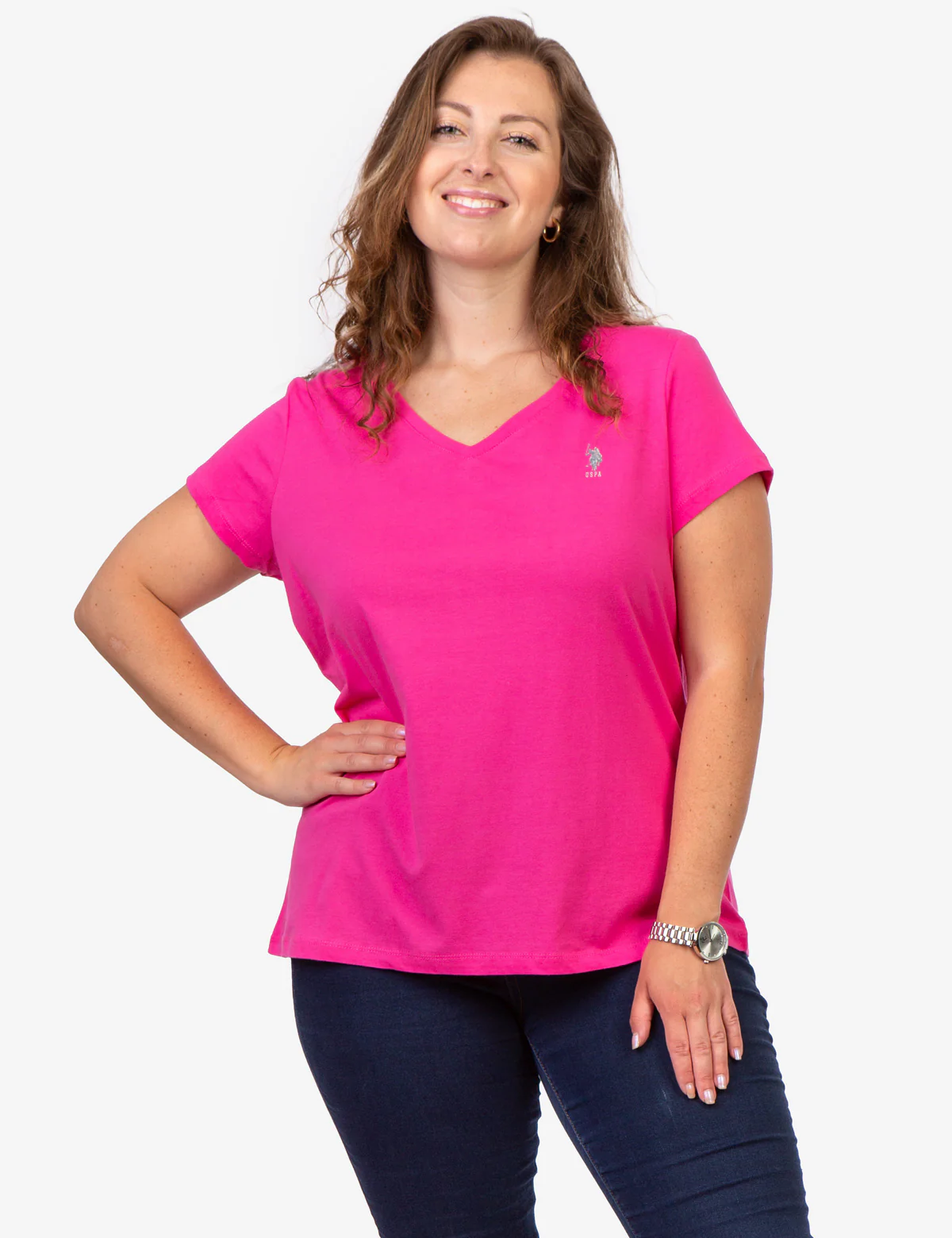 PLUS SIZE V-NECK T-SHIRT - Image 13