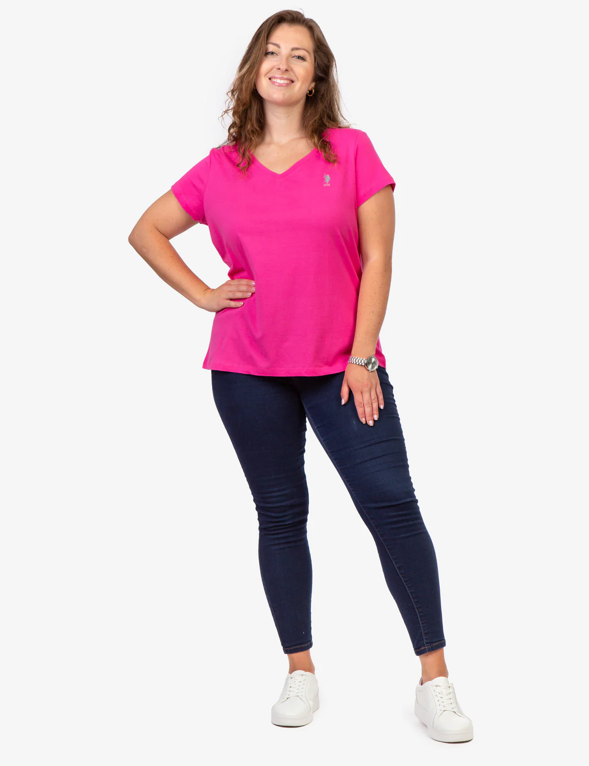 PLUS SIZE V-NECK T-SHIRT - Image 14